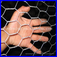 Hot barato! Galvanizado ou PVC revestido malha de arame Hexagonal